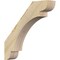 Ekena Millwork 4"W x 20"D x 20"H Olympic Rough Sawn Knee Brace, Douglas Fir BRC04X20X20OLY00RDF - alternate 1
